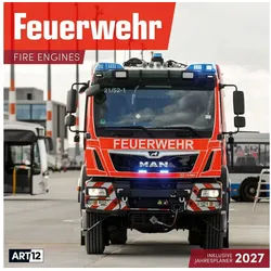 Ackermann Wandkalender Feuerwehr Kalender 2027 - 30x30 - Art12