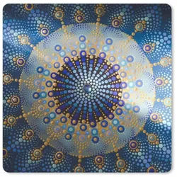 MuchoWow Mauspad (1-St), Mauspad groß, Zubehör für Gaming Zimmer, 80x80 cm bunt 80x80 | 80 cm x 80 cm