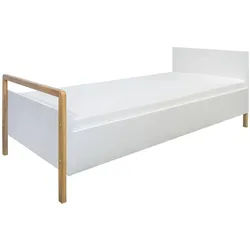 Raumhirsch Furniture Kinderbett Victor mit Schublade und Matratze Weiß 84/91/190 , Holzwerkstoff , Rechteckig , 80x180 cm , Babymöbel & Kindermöbel, Kinderzimmer & Jugendzimmer, Kinderbetten