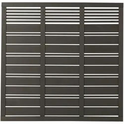PLUS Sichtschutzelement Silence, (Set), Höhe: 170 cm, Gesamtlänge 5,64 bis 13,04 m, zum Einbetonieren grau 11,19 m x 170 cm