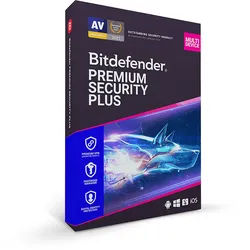 Bitdefender Premium Security Plus, unlimitiert VPN, 10 Geräte - 1 Jahr