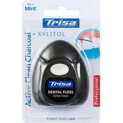 Trisa Active Clean Aktivkohle-Zahnseide