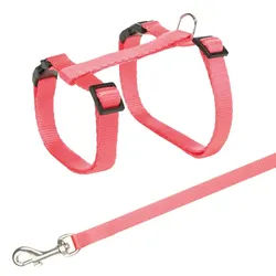 TRIXIE Katzengeschirr mit Leine, 27–45 cm / 10 mm, 1,20 m