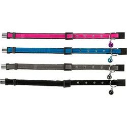 TRIXIE Katzenhalsband mit Strassbesatz, Samt
