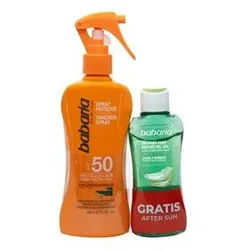 babaria Sonnenschutzpflege Es wäre Sun. Aloe F50 Sonnenschutzspray 200 ml + After Sun 100 ml