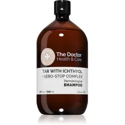 The Doctor Tar with Ichthyol + Sebo-Stop Complex Shampoo bei seborrhoischer Dermatitis und starker Schuppenbildung 946 ml