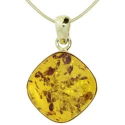 OSTSEE-SCHMUCK Kette mit Anhänger Ostsee-Schmuck Kette mit Anhänger Mena Kette mit Anhänger Mena (2-tlg) goldfarben 42 cm