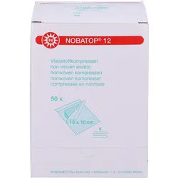Nobatop 12 10X10Cm Ster KO Kompressen 50x2 St