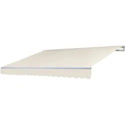 Mendler Ersatz-Bezug für Markise T791, Gelenkarmmarkise Ersatzbezug Sonnenschutz, 4,5x3m ~ Acryl creme