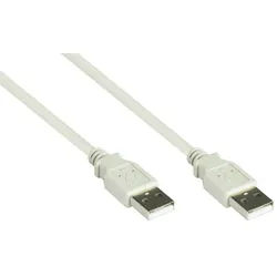 GOOD CONNECTIONS USB-Kabel, (500 cm) grau