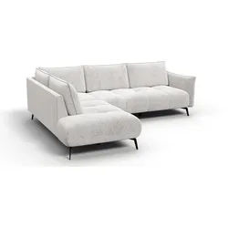 ECKSOFA AERA 5-Sitzer links, ecru