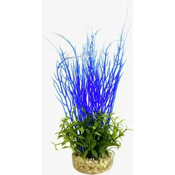 Sydeco Aqua Blue Ocean Plant 27 Zentimeter Aquariendekoration