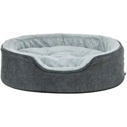 TRIXIE Hundebett Vital Bett Lino Soft - grau/hellgrau - 83 × 67 cm grau 670 cm x 830 cm