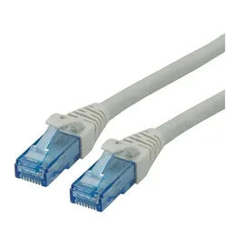 ROLINE Patchkabel Cat.6A UTP, Component Level, LSOH LAN-Kabel, RJ-45 Männlich (Stecker), RJ-45 Männlich (Stecker) (200.0 cm) grau