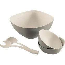 Outwell Gala Salatgeschirrset 5 teilig grau/beige