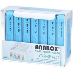 Anabox Medidispenser compact 7Tage hellb 4 F D/F/I