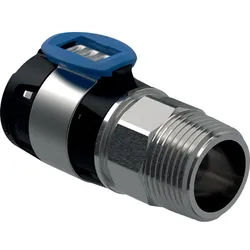 Geberit FlowFit Übergang mit Aussengewinde Edelstahlahl 25mm-3/4"