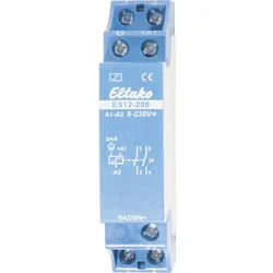 Eltako Stromstoßschalter Stromstoß-Schalter Hutschiene Eltako ES12-200 2 Schließer 230 V/DC, 23, (ES12-200)