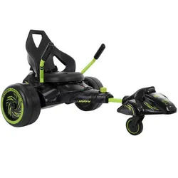 Xxxl Dreirad , Grün, Schwarz , Metall, Kunststoff , 73.5x134x58.5 cm , Rückenlehne, Elektroantrieb, Fußstützen , Spielzeug, Kinderfahrzeuge, Dreiräder