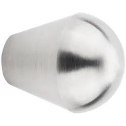 SO-TECH® Möbelknopf DURHAM Ø 15 - 30 mm Edelstahl gebürstet, Knopf Knauf incl. Schraube silberfarben Ø 30 mm / Höhe 35 mm | 3.5 cm