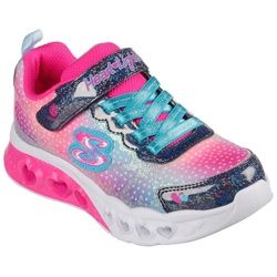 Skechers Kids Blinkschuh FLUTTER HEART LIGHTS SIMPLY LOVE Sneaker im Pastell-Look, Freizeitschuh, Halbschuh, Schnürschuh blau 29 EU