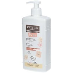 Cattier Kids 2 in 1 Shampoo & Dusche Körper und Haare Bio Eibischblüte