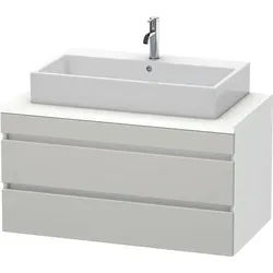 Duravit DuraStyle Konsolenwaschtischunterbau wandhängend Betongrau & Weiß Matt 1000x548x512 mm - DS5 DS531900718