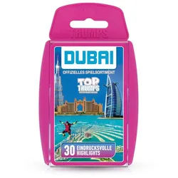 Winning Moves Spiel Top Trumps - Dubai, Quartett rosa