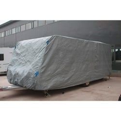 Xxxl Abdeckplane , Grau , Kunststoff , 250x220x610 cm , mehrfach verwendbar, witterungsbeständig, für Wohnwagen geeignet, wasserdicht , Freizeit & Co, Heimwerken, Autozubehör