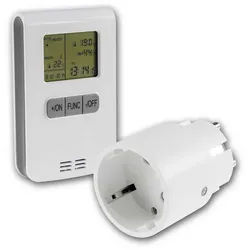 ChiliTec Thermostat-Empfänger Funk-Thermoschalt-SET "Pilota Casa" IP20 2300W