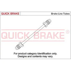 QUICK BRAKE Bremsleitung für Alfa Romeo Alfasud Opel Ascona A B Manta VW Taro Toyota Tercel Wartburg 353 Hilux V VI CN 3060D D
