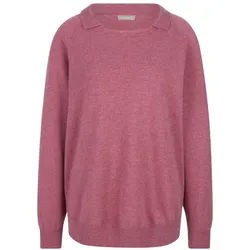 Le pull polo ligne décontractée include fuchsia