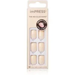 KISS imPRESS The No Glue Mani Short künstliche Fingernägel Point Pink 30 St.