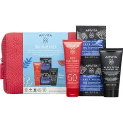 Apivita Bee Sun Safe Anti-Spot and Anti-Age GIft Set Geschenkset für die Breunung SPF 50