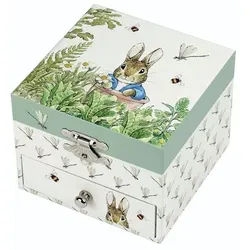 Trousselier Musikspieldose mit Schublade Peter Hase, Libelle