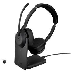 Jabra Jabra Evolve 2 55 MS Stereo On Ear Headset Bluetooth® Stereo Schwarz Kopfhörer schwarz