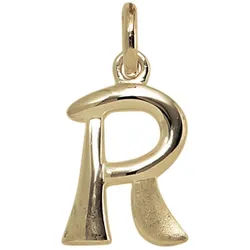 JOBO Buchstabenanhänger Anhänger Buchstabe, 375 Gold gelb|goldfarben
