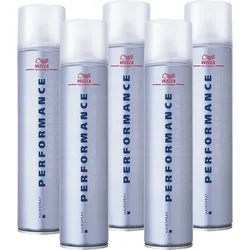 Wella performance hairspray laque Bundle 5x500 ml