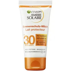 Garnier Ambre Solaire Sonnencreme Feuchtigkeitsspendende Sonnenmilch SPF 30 Milch 50 ml