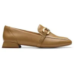 Clarks für Damen. 26181333 Ubree15 Lily braune Lederschuhe (39), 1 bis 3 cm, Keine, Lässig