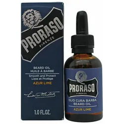 PRORASO Bartöl Azur Lime Bartpflege  Öl 30ml