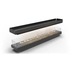 Planika Forma Insel [Ethanol Einbau Gehäuse mit Automatikbrenner]: 2700 mm