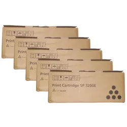 Ricoh Sp 3200E Print Cartridge Black Pack Of 5