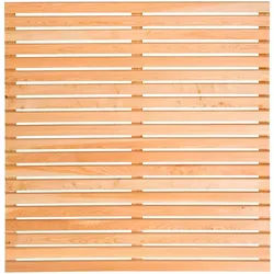 Mr. GARDENER Sichtschutzelement »Bali«, Lärchenholz, HxL: 180 x 180 cm - beige