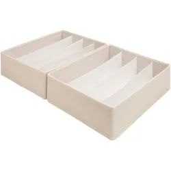 Aufbewahrungsboxen-Set Bras Beige, 2-teilig
