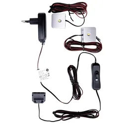 Einlegebodenbeleuchtungs-Set LED, 2-teilig