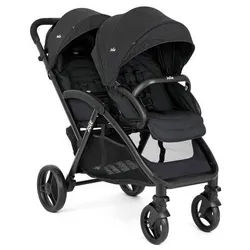 Joie Geschwisterwagen , Schwarz , Textil , 56x101.5x104 cm , Feststellbremse, Fußstütze abklappbar, 5-Punkte-Gurt, für Babyschale geeignet , Baby on Tour, Kinderwagen, Geschwisterwagen & Zwillingskinderwagen