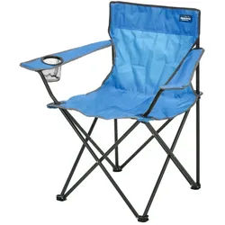 Anglersessel Campingsessel Campingstuhl Getränkehalter + Tasche Blau