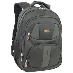 BAG STREET INTERNATIONAL Daypack Großer XXL Business Rucksack 16" Laptopfach gepolstert robust schwarz, Laptop- / Notebookfach schwarz