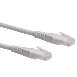 ROLINE Patchkabel Cat.6 (Class E) UTP, grau, 7 m